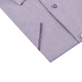 Dark Lilac Short Sleeve Shirt