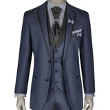 Dark Navy Groom Set