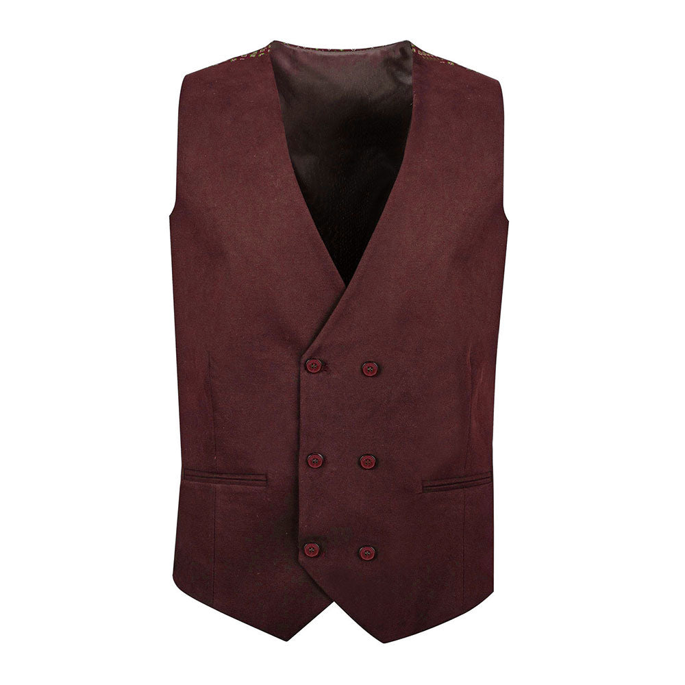 Burgundy Waistcoat