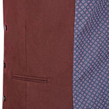 Burgundy Waistcoat