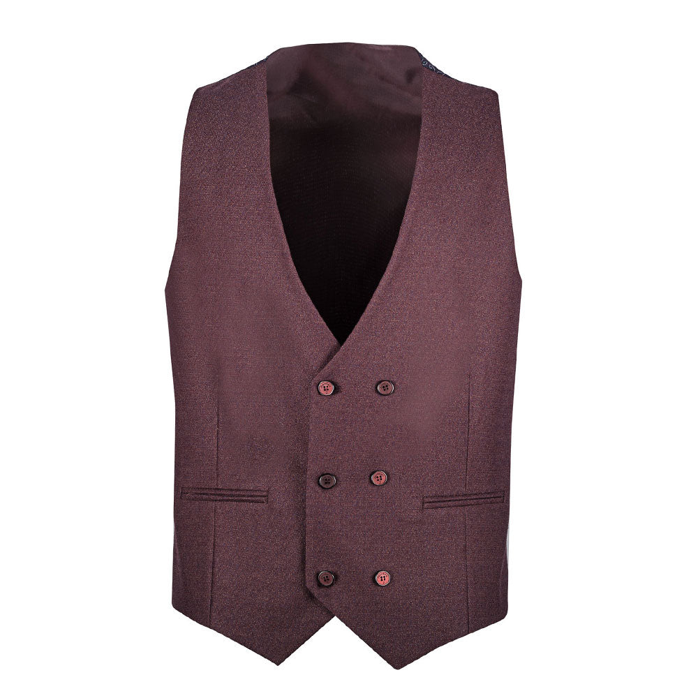 Burgundy Waistcoat
