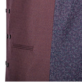 Burgundy Waistcoat