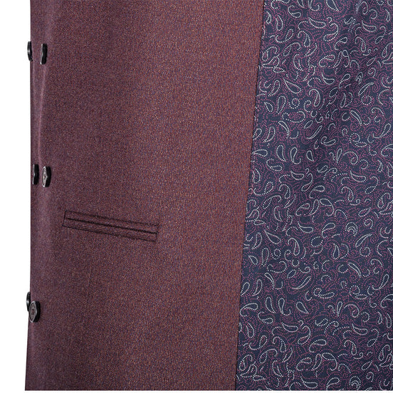 Burgundy Waistcoat