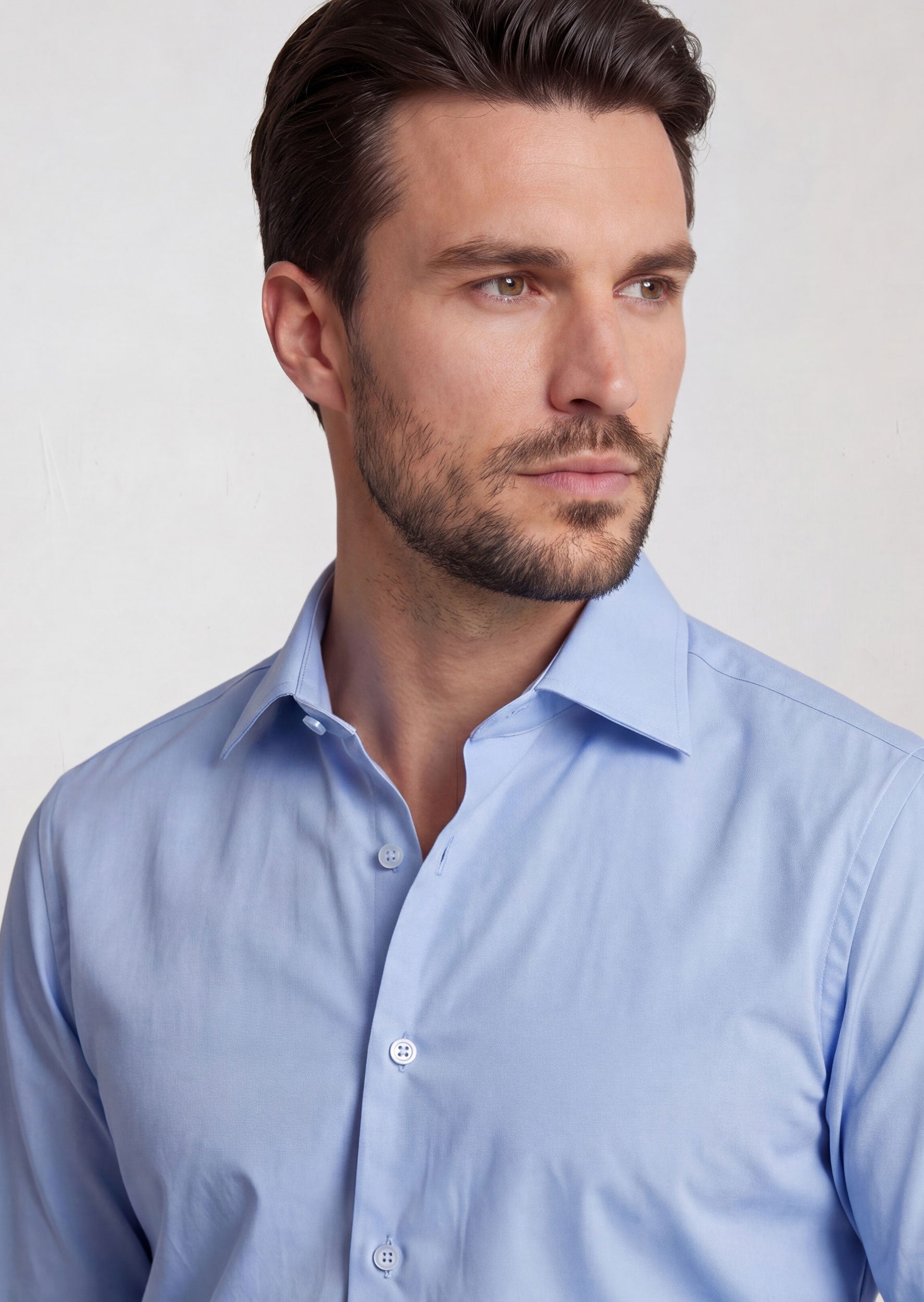 Blue Plain Shirt