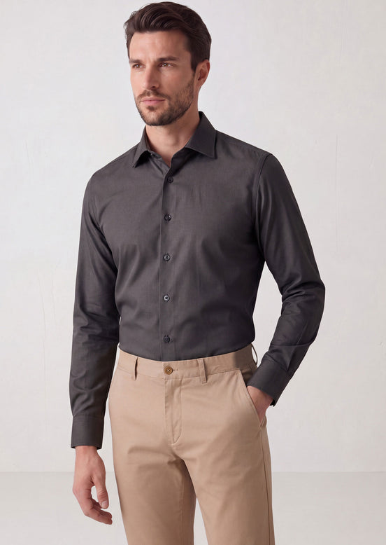 Black Plain Shirt