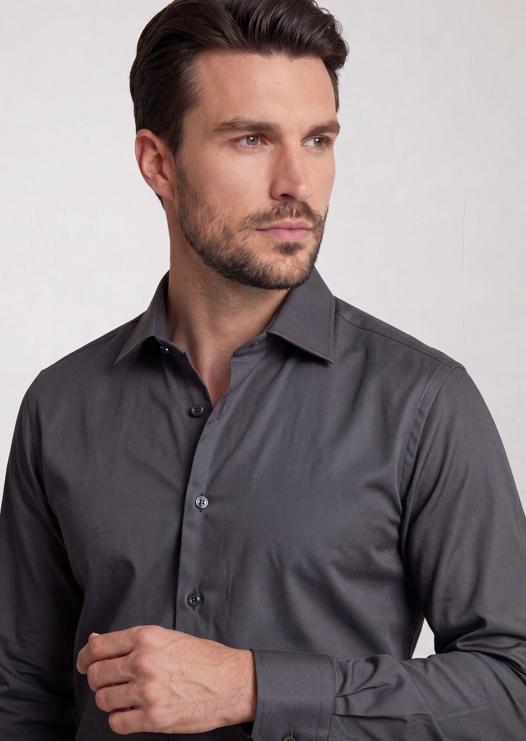 Black Plain Shirt