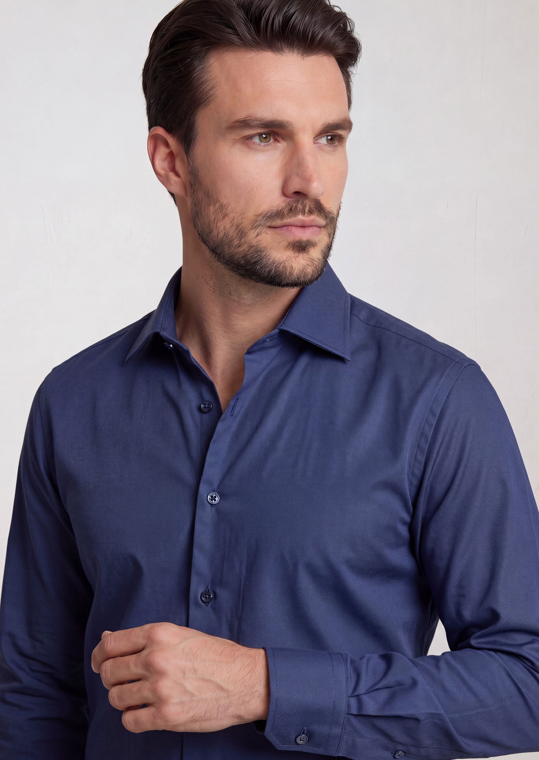 Navy Plain Shirt
