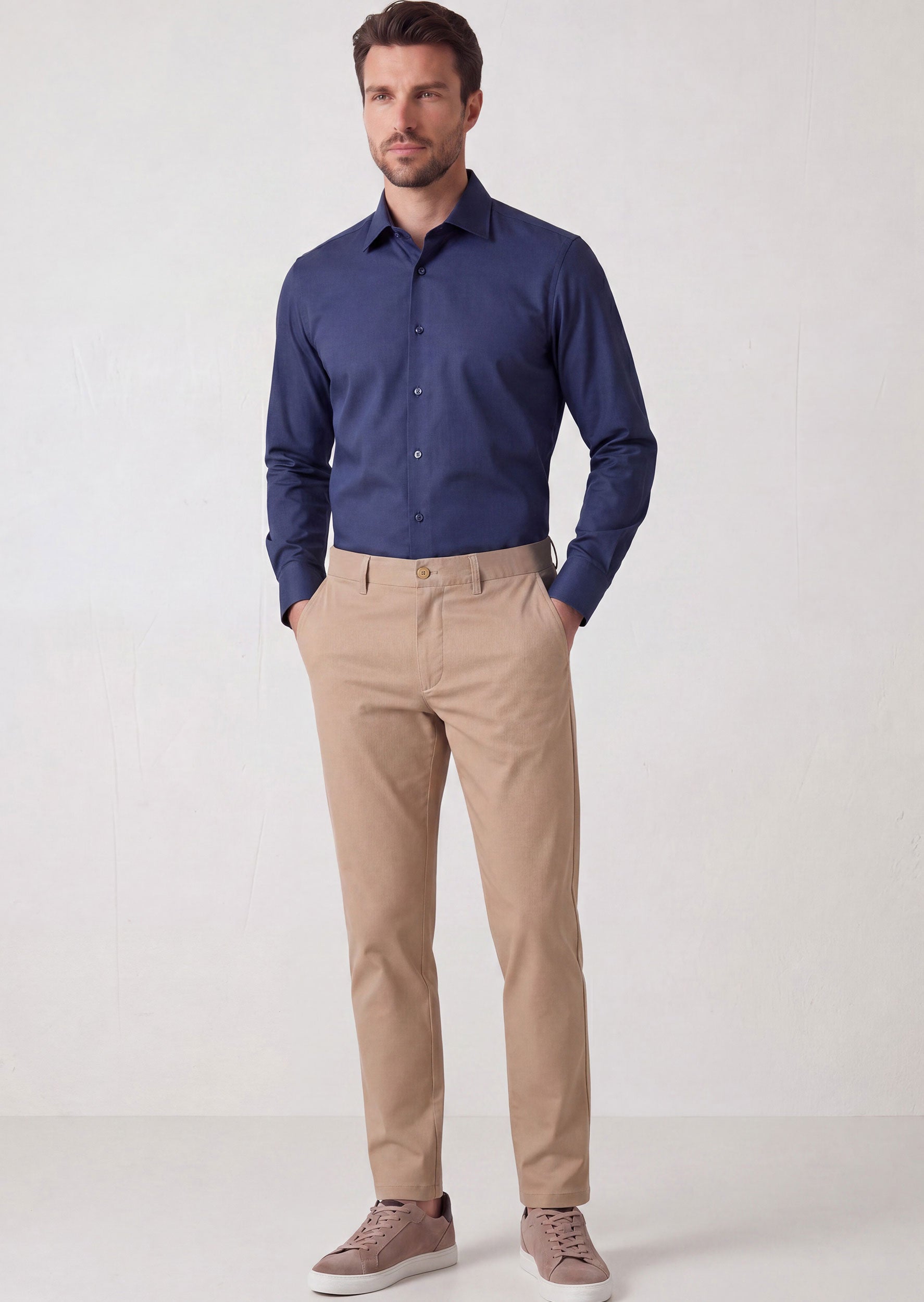 Navy Plain Shirt