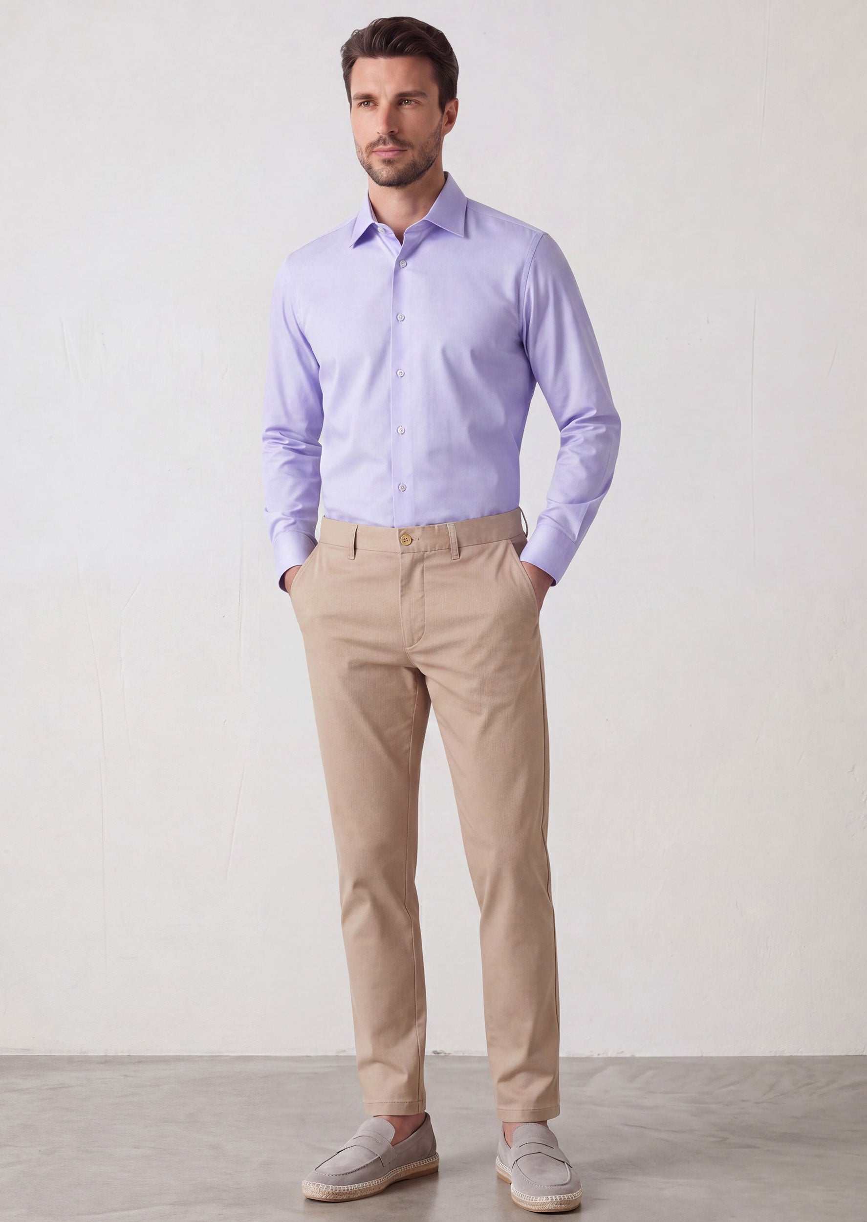Lilac Plain Shirt