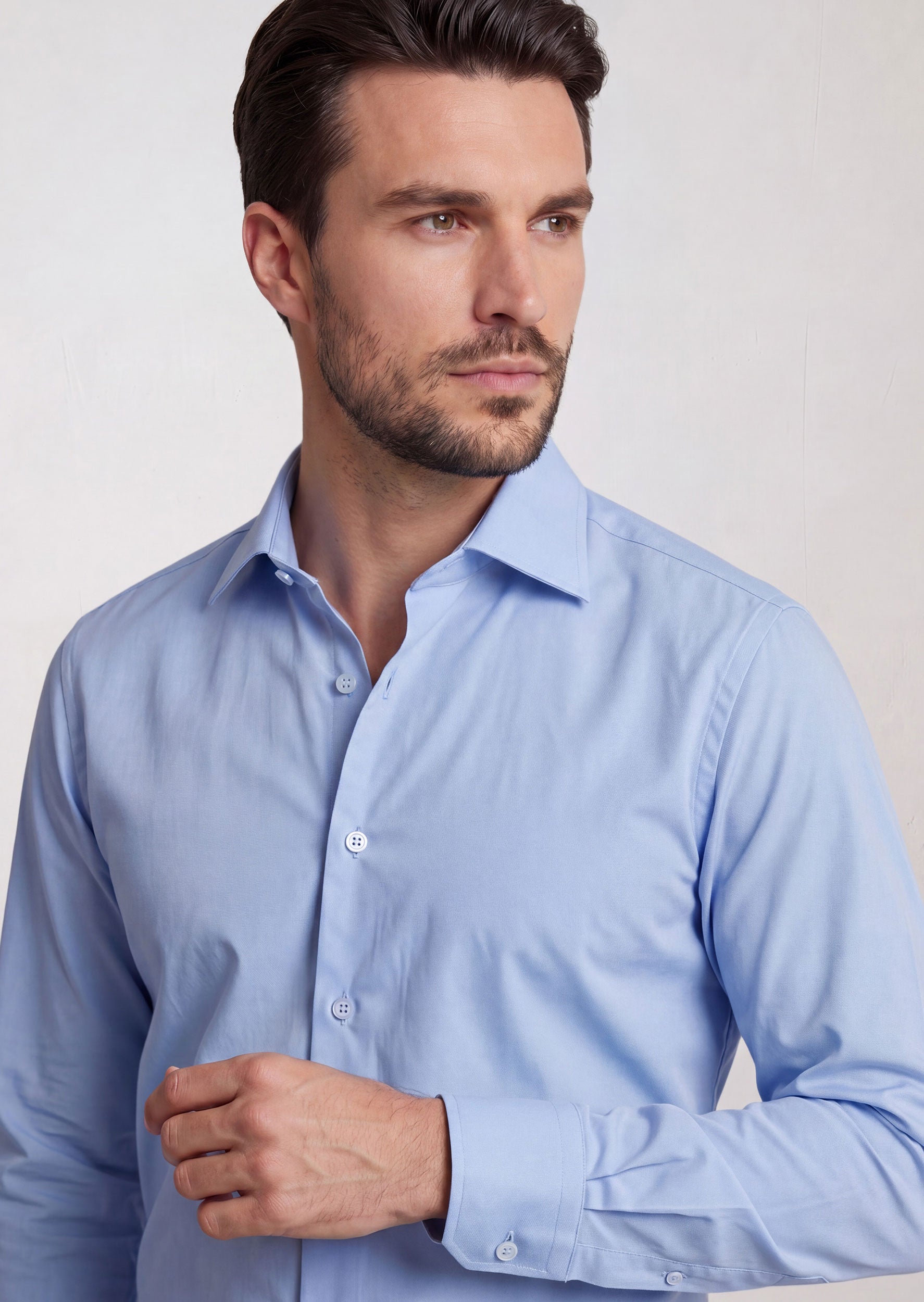 Blue Plain Shirt