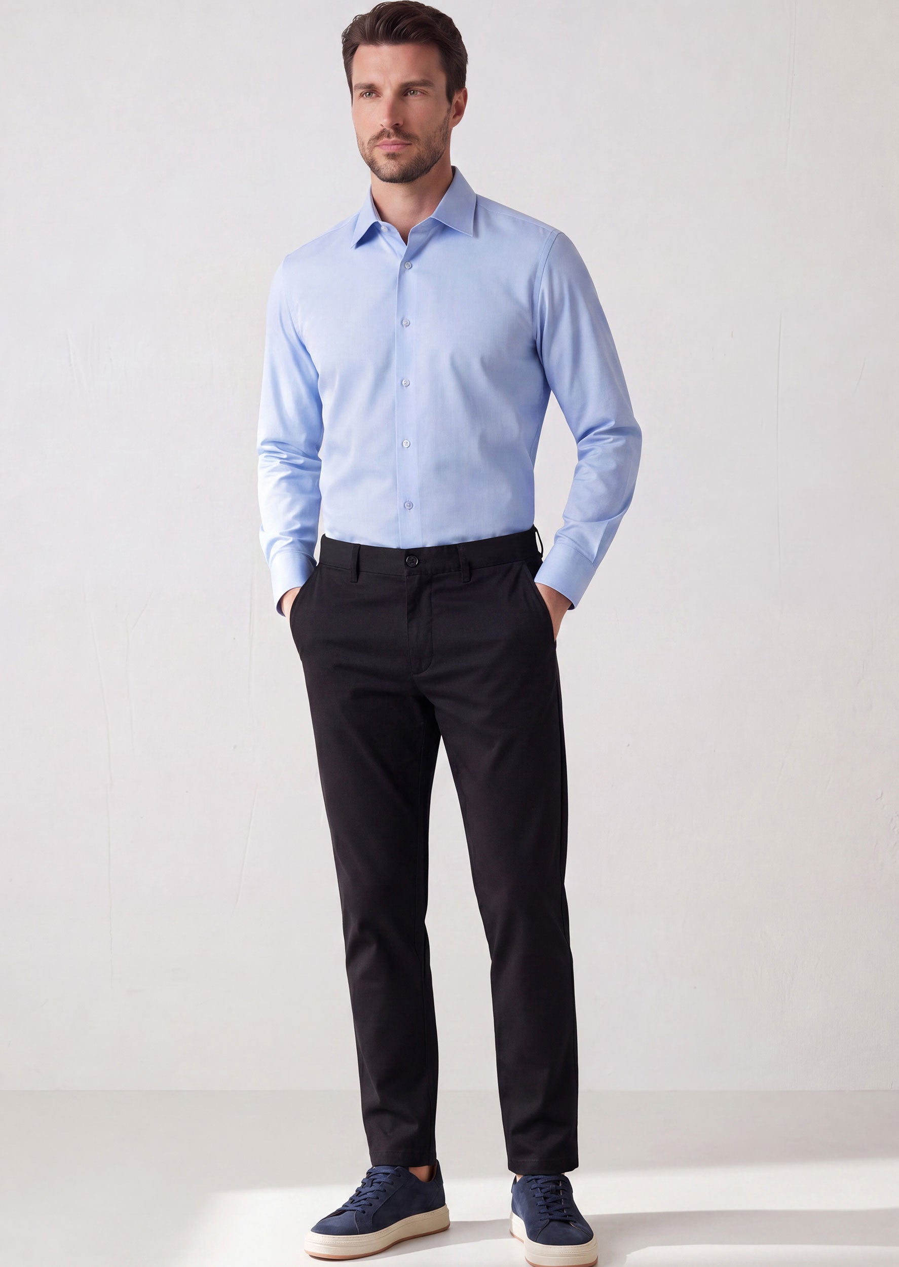 Blue Plain Shirt