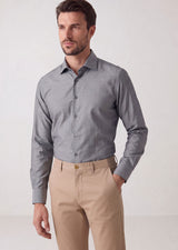 Grey Plain Shirt