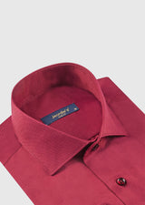 Burgundy Plain Shirt