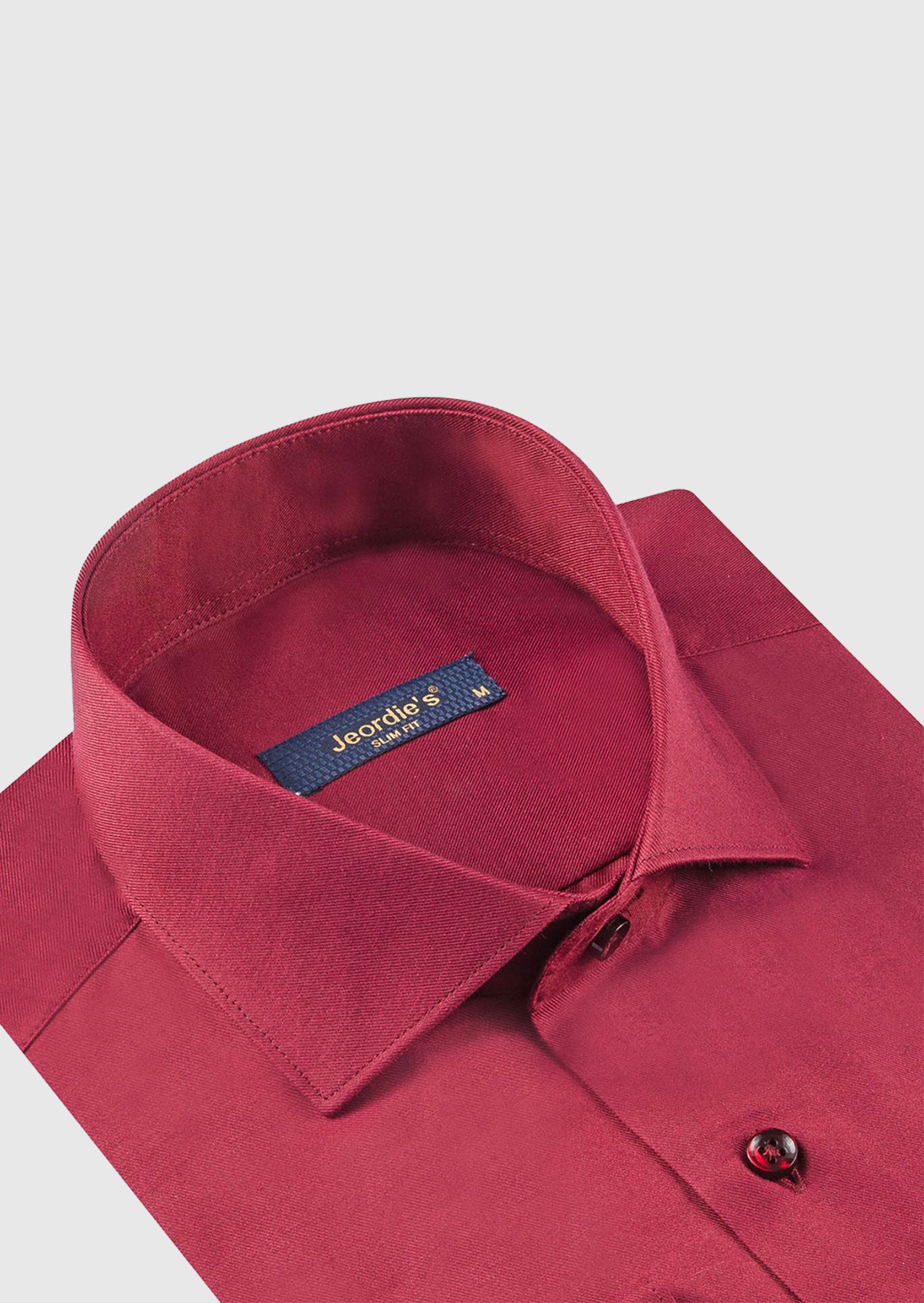 Burgundy Plain Shirt