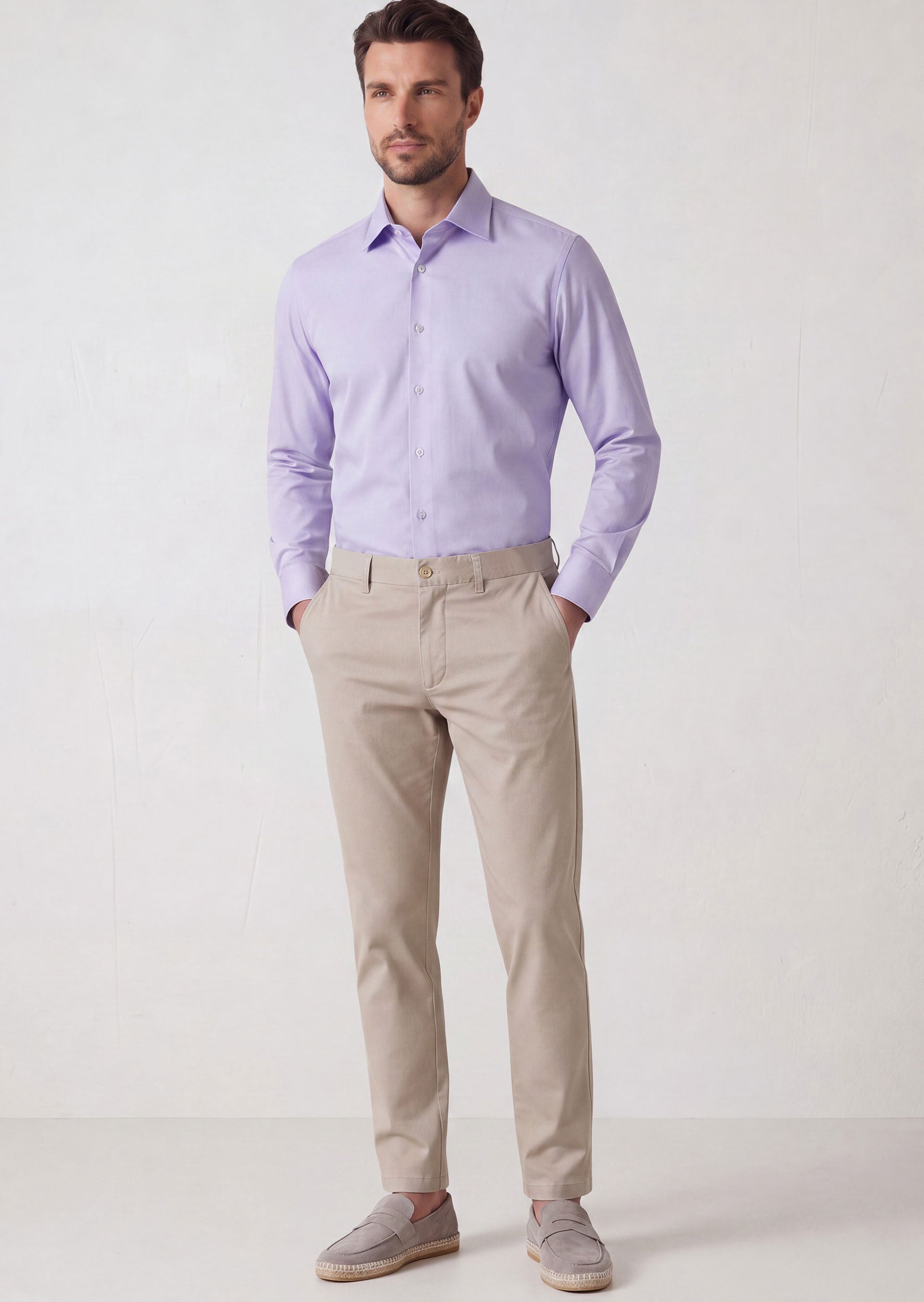 Lilac Plain Shirt