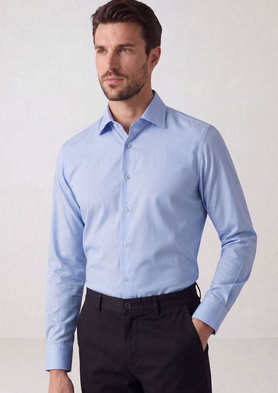 Blue Plain Shirt