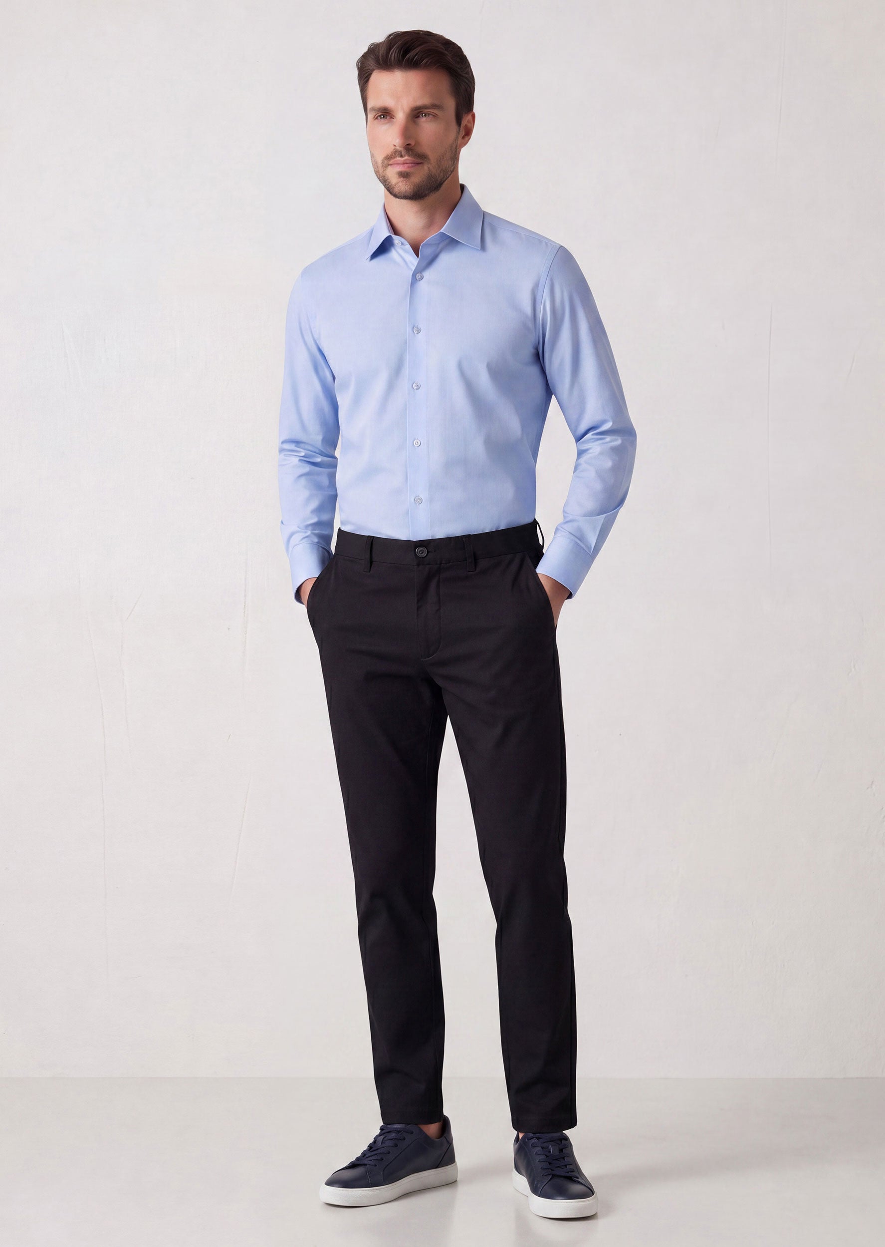 Blue Plain Shirt