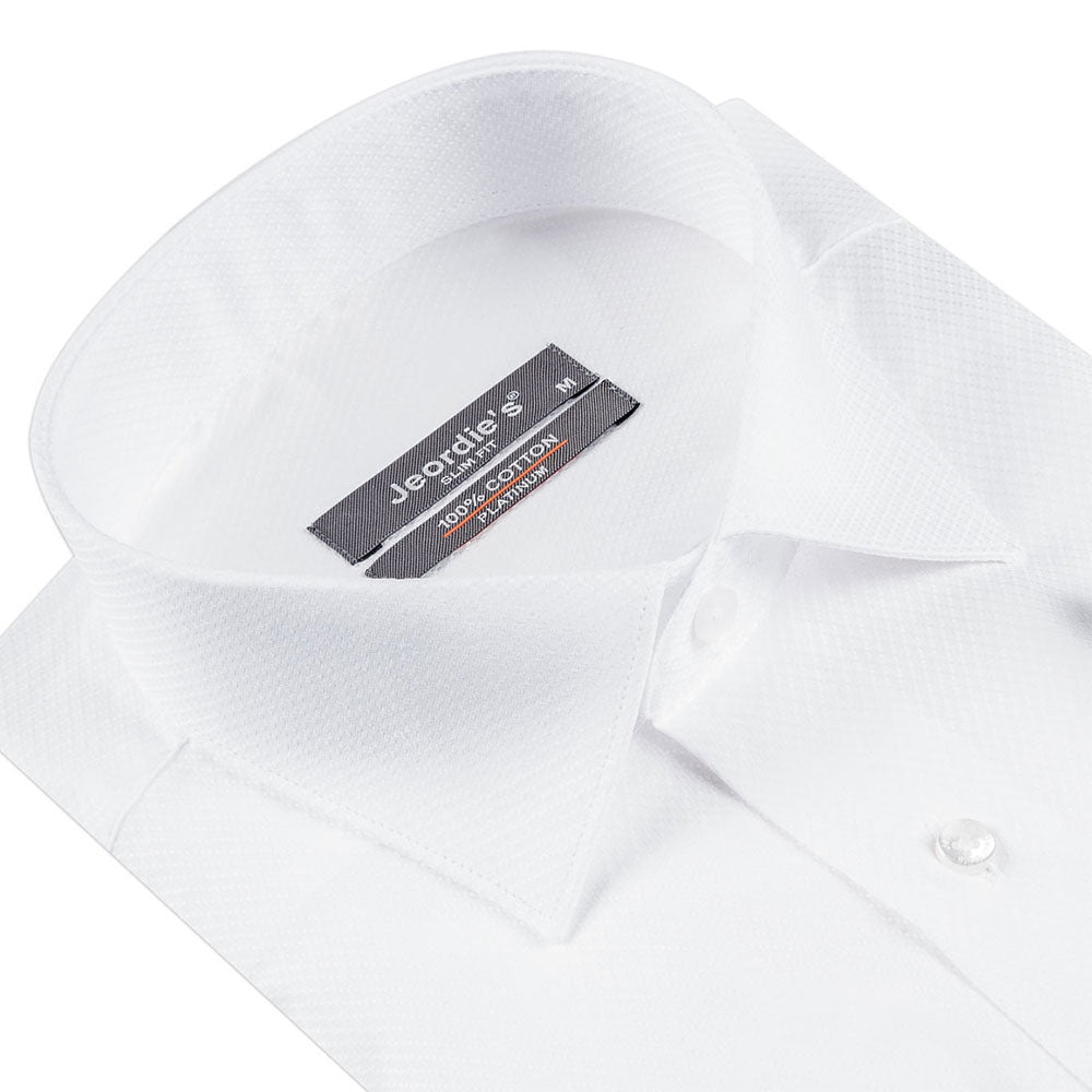 White Armure - 3 Cotton Shirt