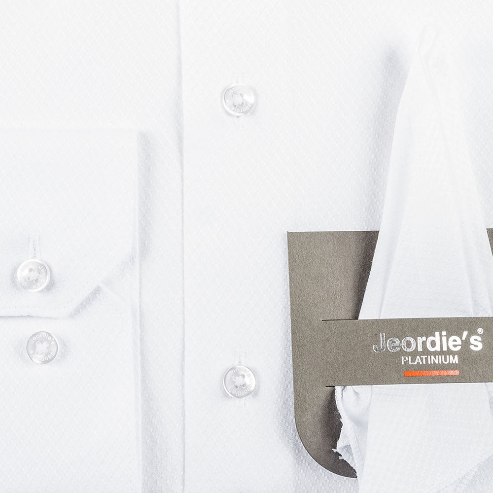 White Armure - 3 Cotton Shirt