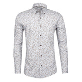 White - Beige Cotton Shirt