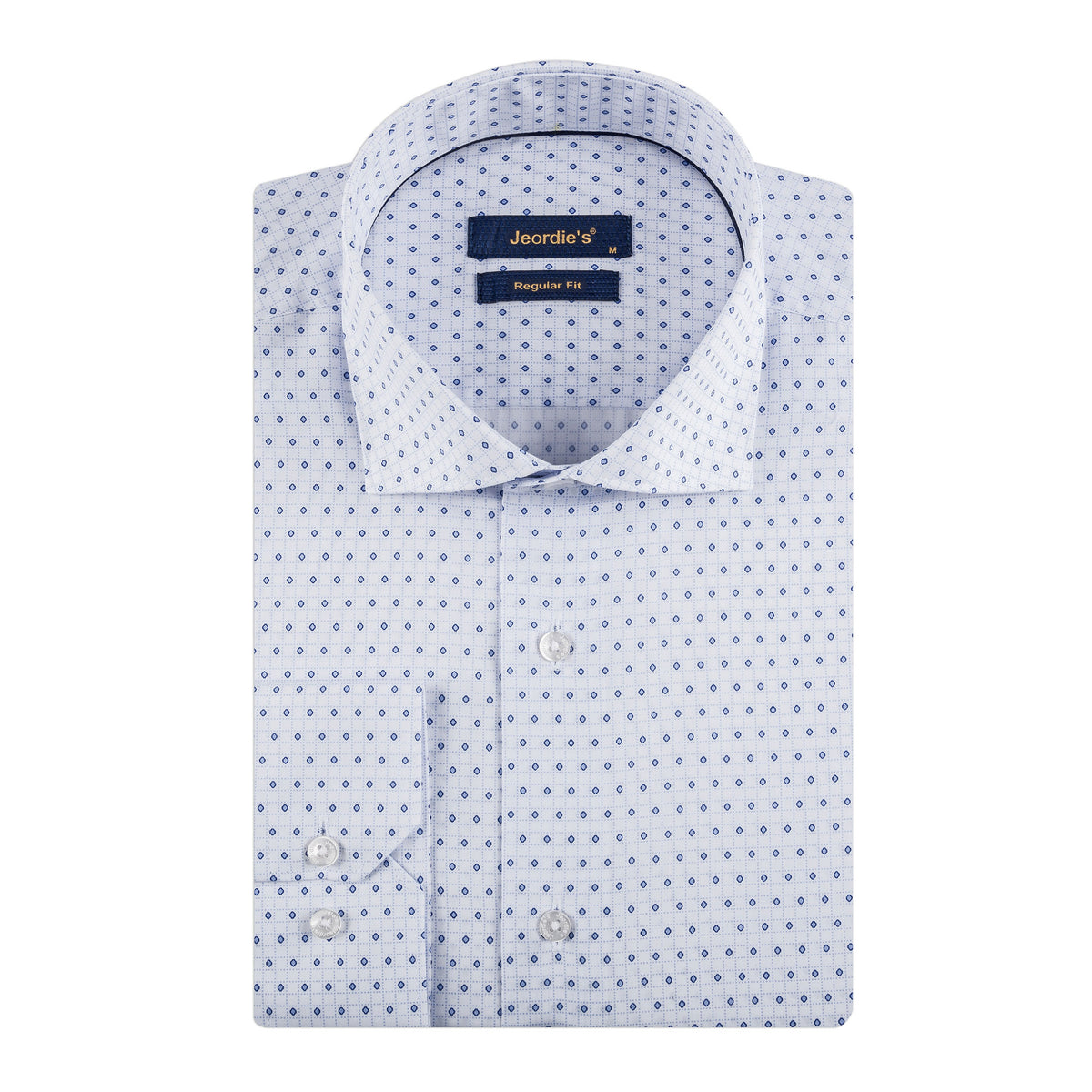 White - Blue Long Sleeve Shirt