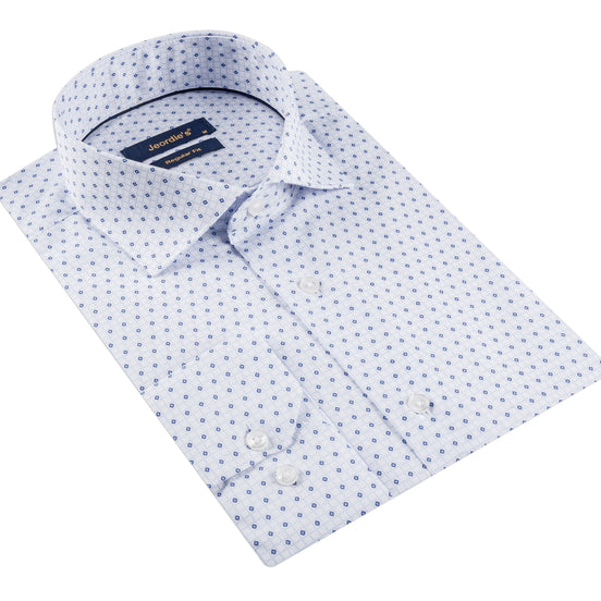 White - Blue Long Sleeve Shirt