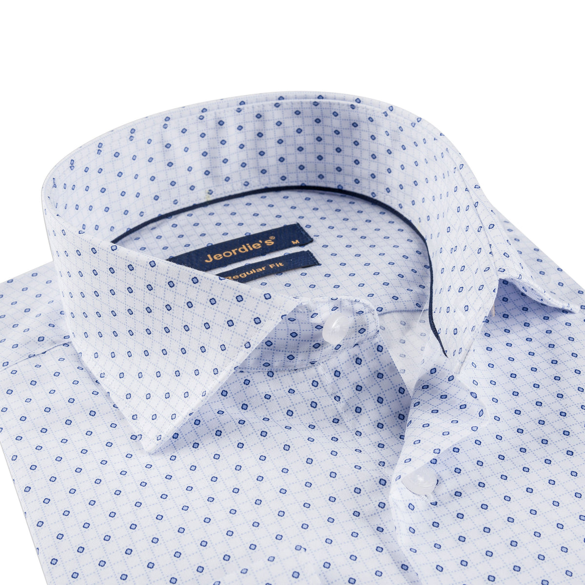 White - Blue Long Sleeve Shirt