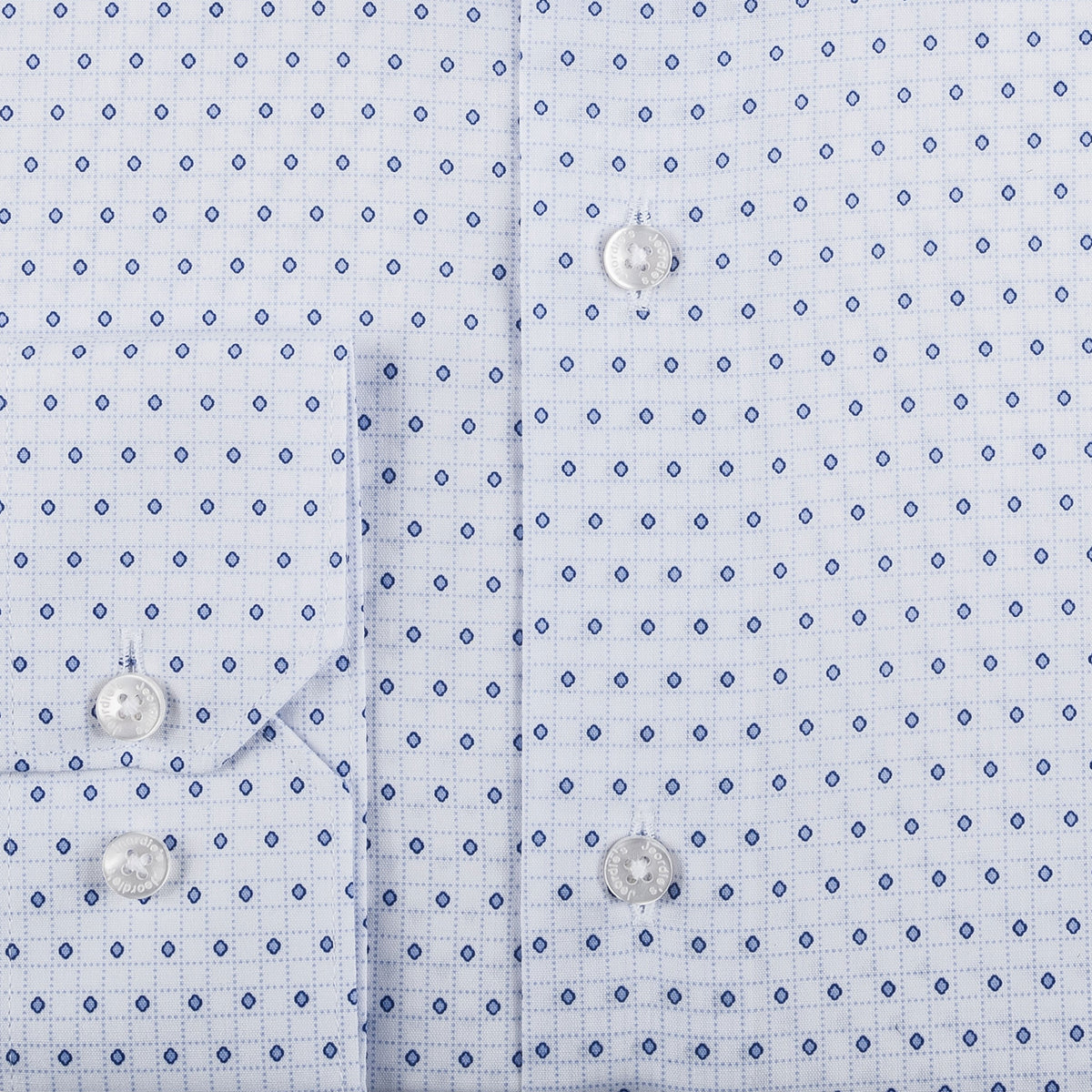 White - Blue Long Sleeve Shirt