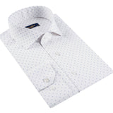 White - Sax Blue Long Sleeve Shirt