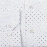 White - Sax Blue Long Sleeve Shirt