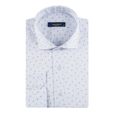 White - Blue Long Sleeve Shirt