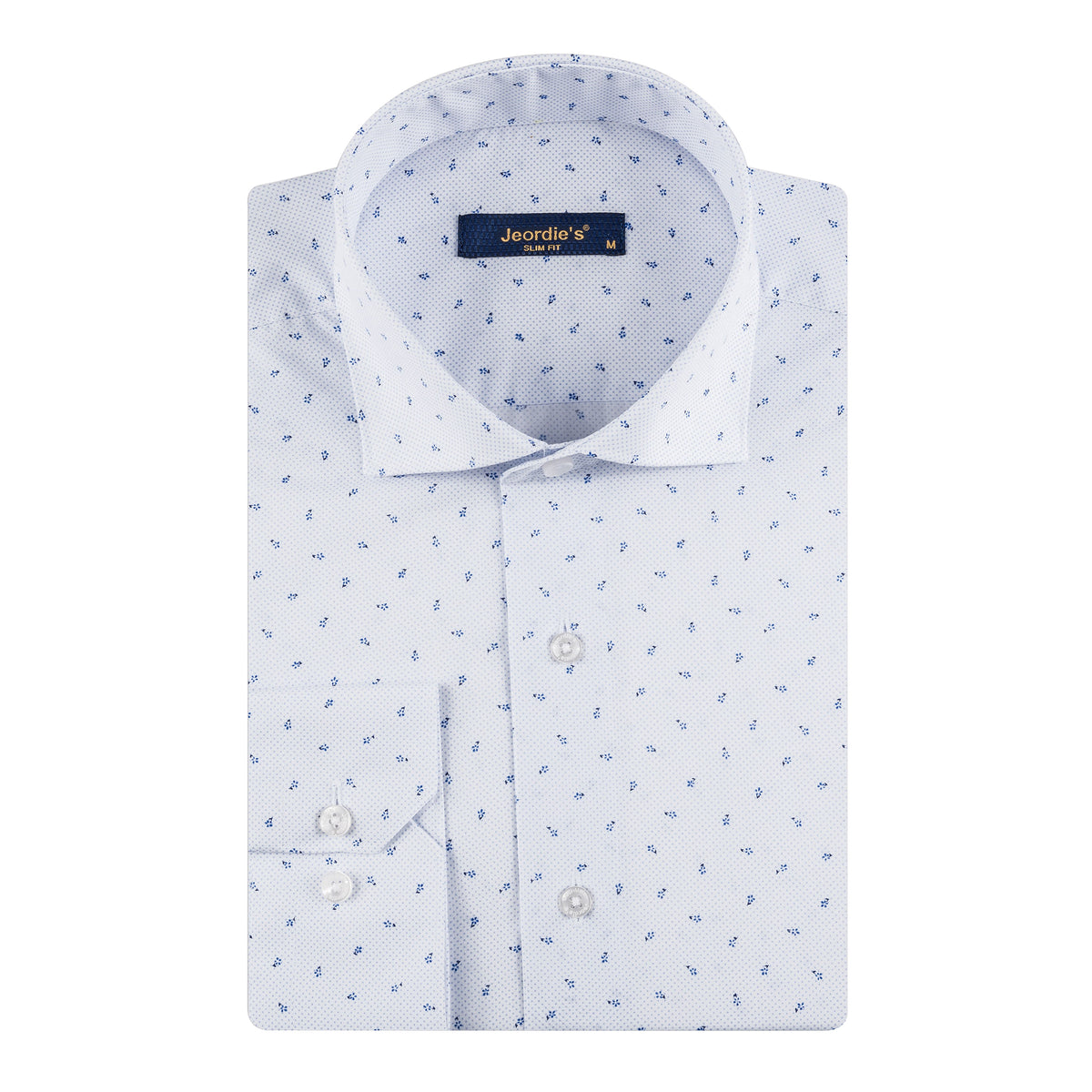 White - Blue Long Sleeve Shirt