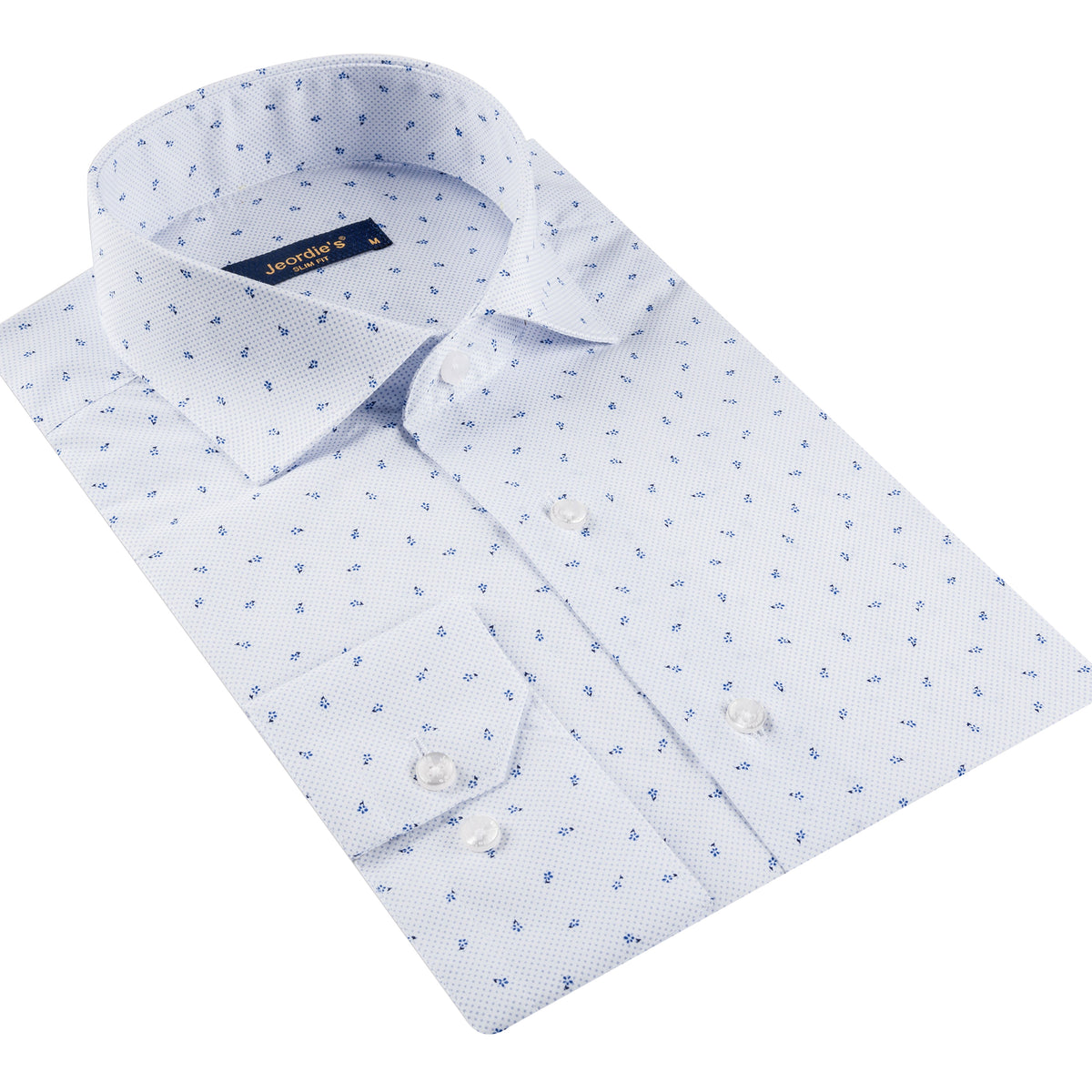 White - Blue Long Sleeve Shirt