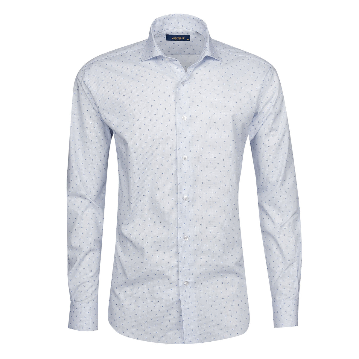 White - Blue Long Sleeve Shirt