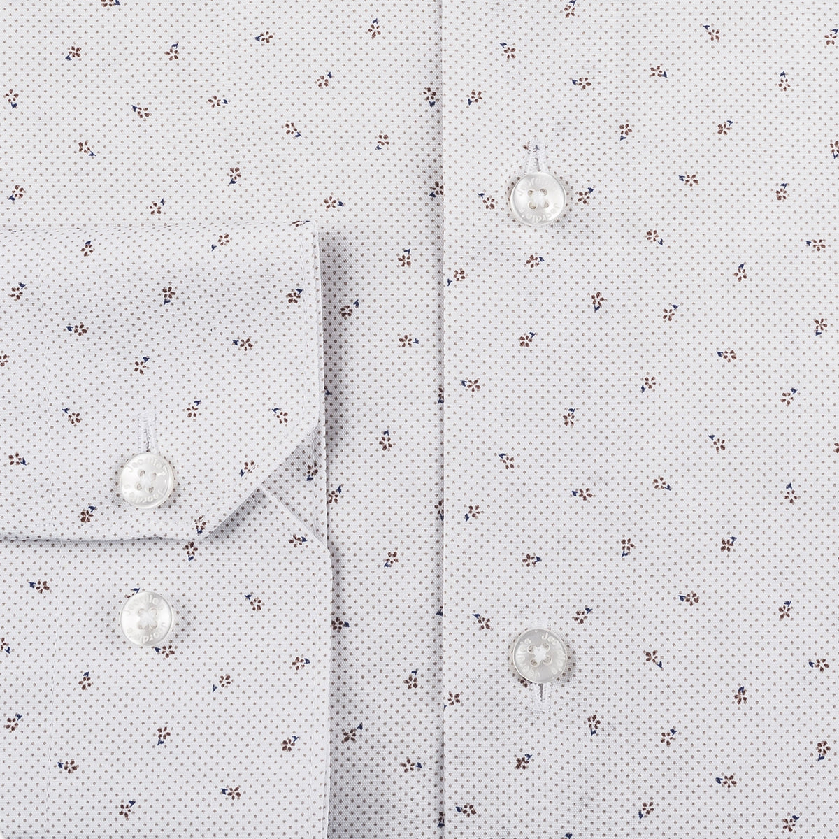 White - Beige Long Sleeve Shirt