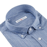 Sax Blue Cotton Shirt