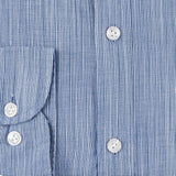 Sax Blue Cotton Shirt