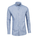 Sax Blue Cotton Shirt