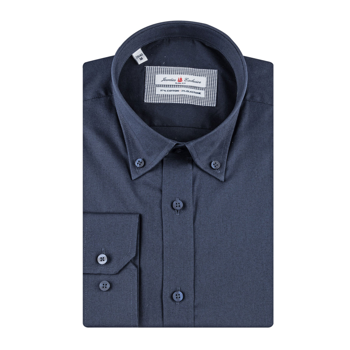 Navy Cotton Shirt