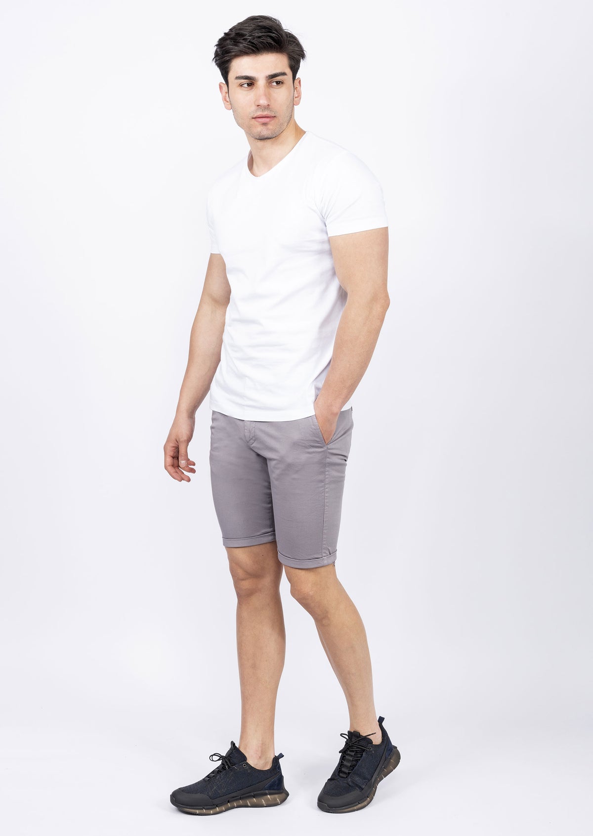 Grey Bermuda Short