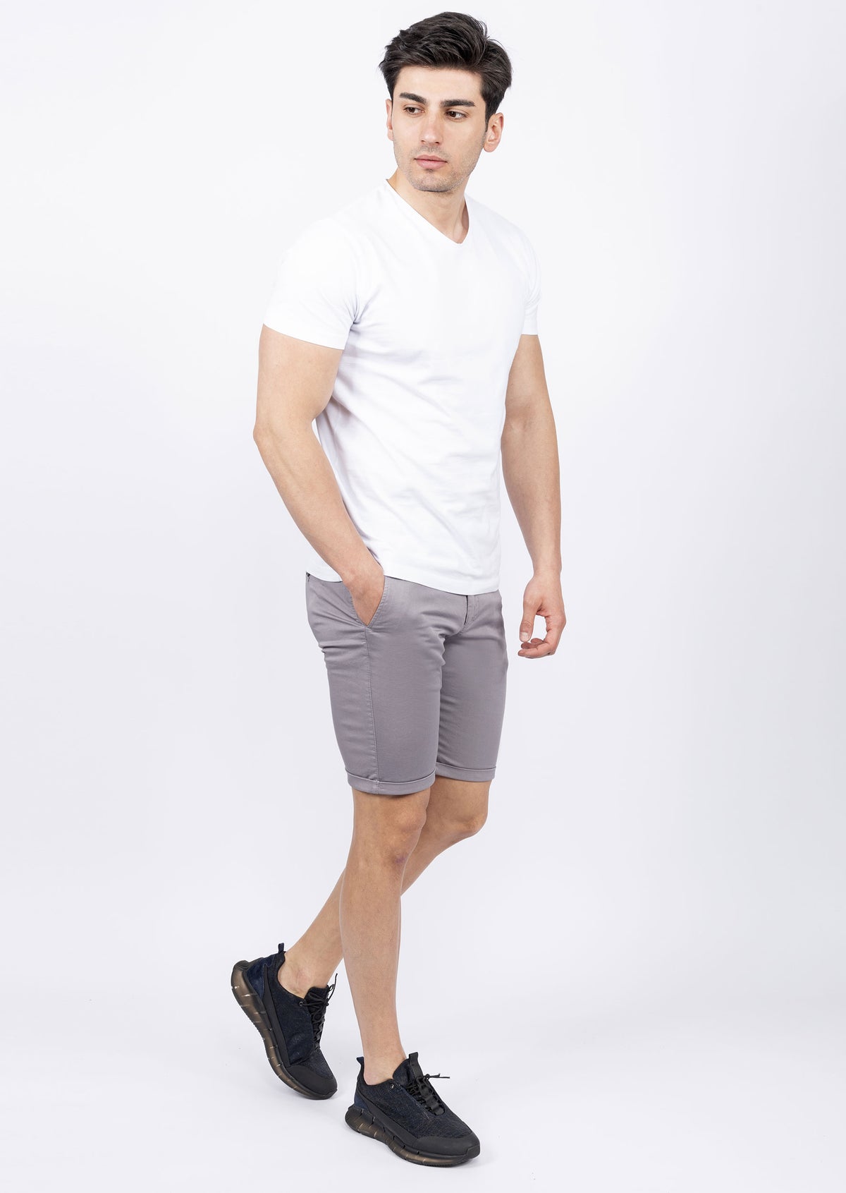 Grey Bermuda Short