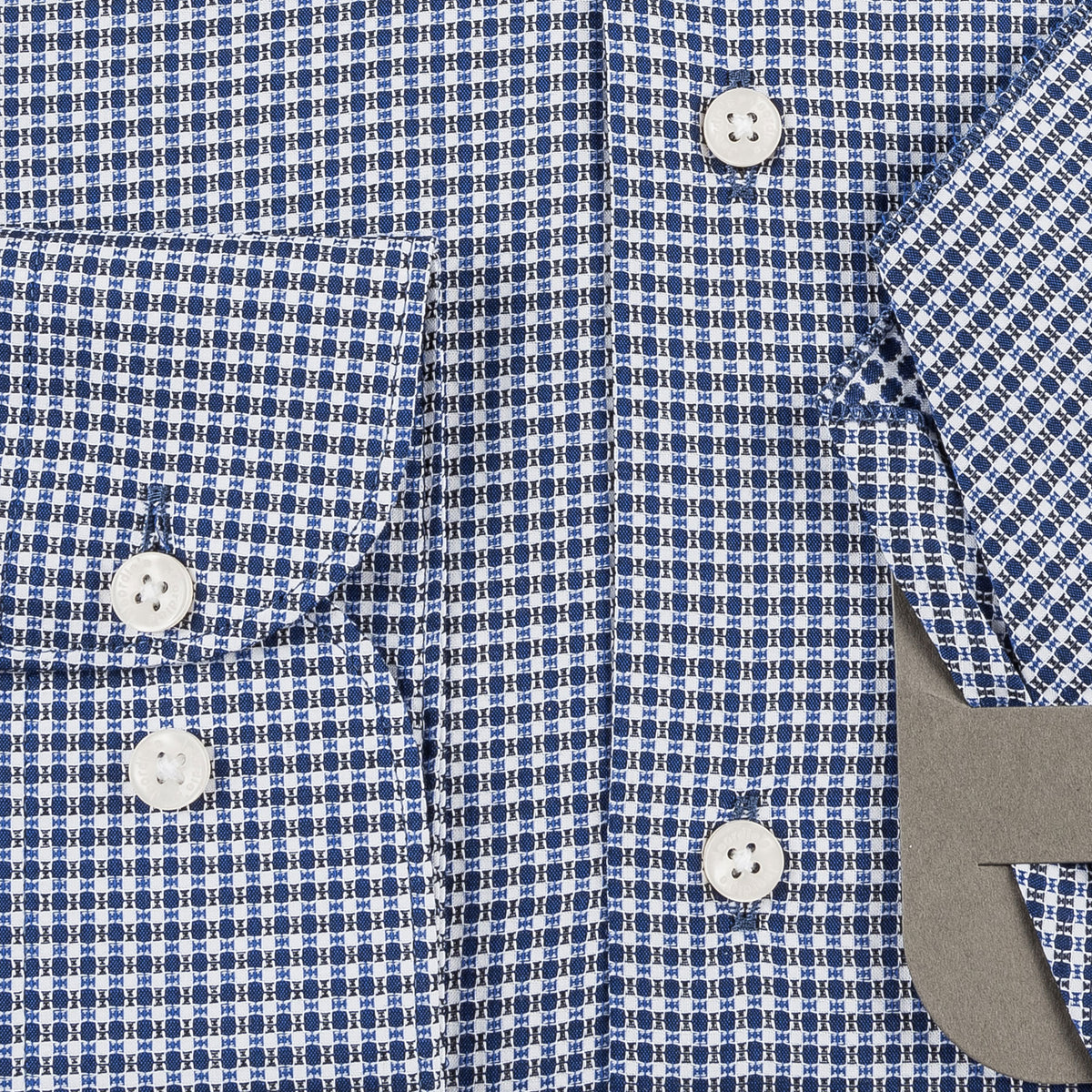 Navy Cotton Shirt