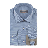 Sax Blue Cotton Shirt