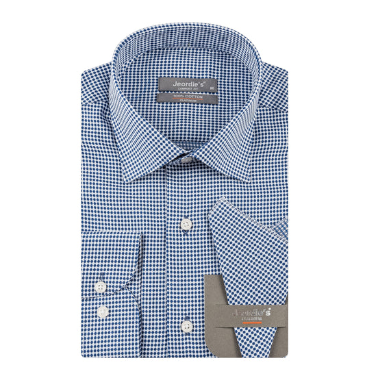 Sax Blue Cotton Shirt