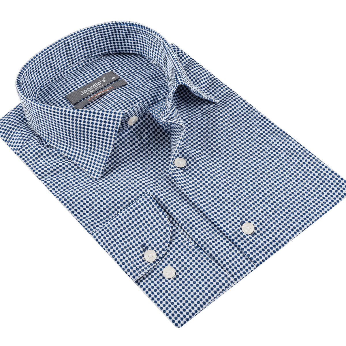 Sax Blue Cotton Shirt