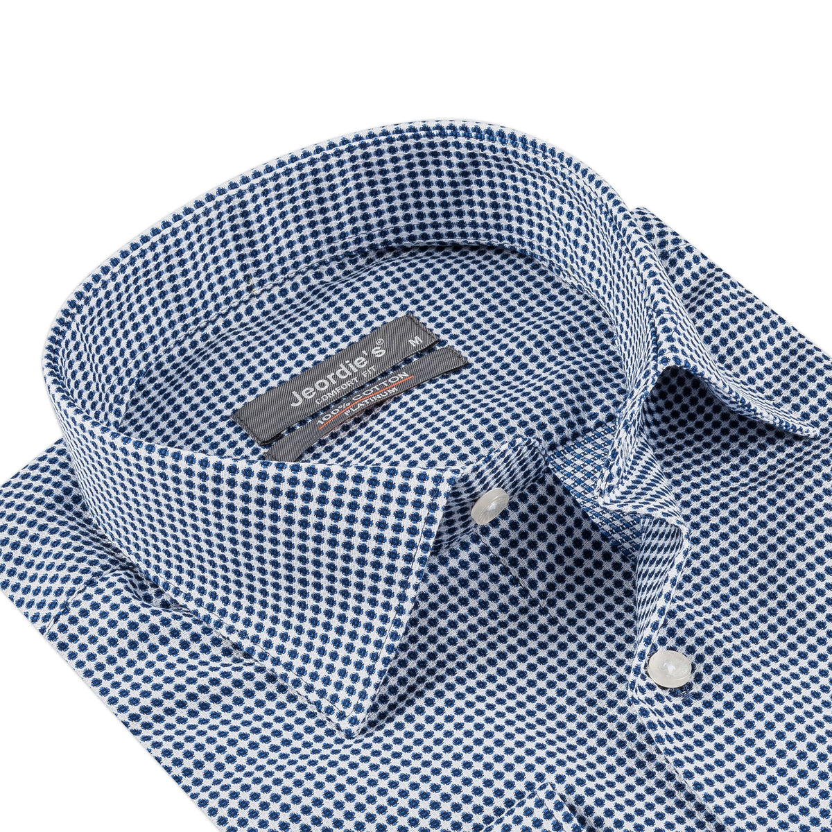 Sax Blue Cotton Shirt