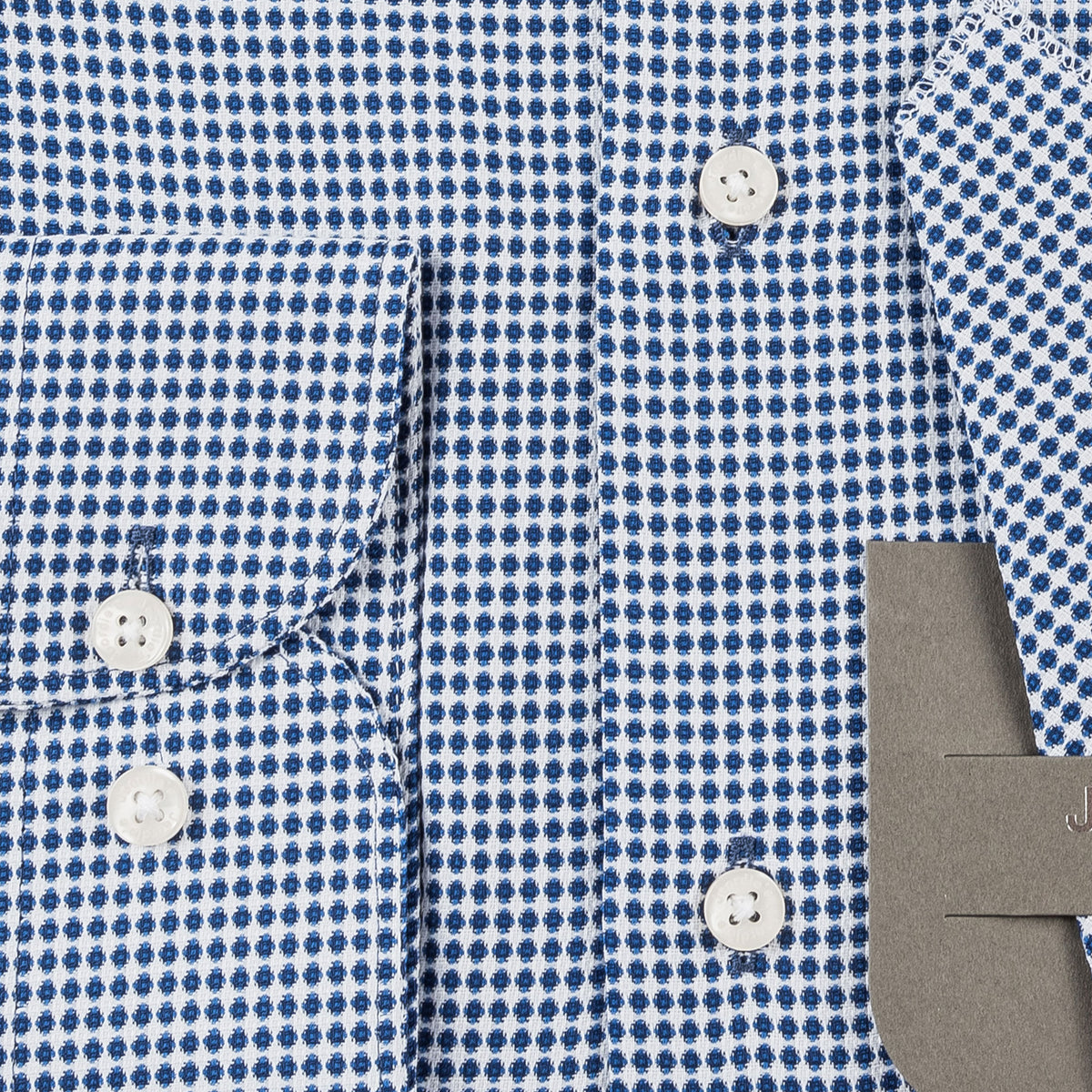Sax Blue Cotton Shirt