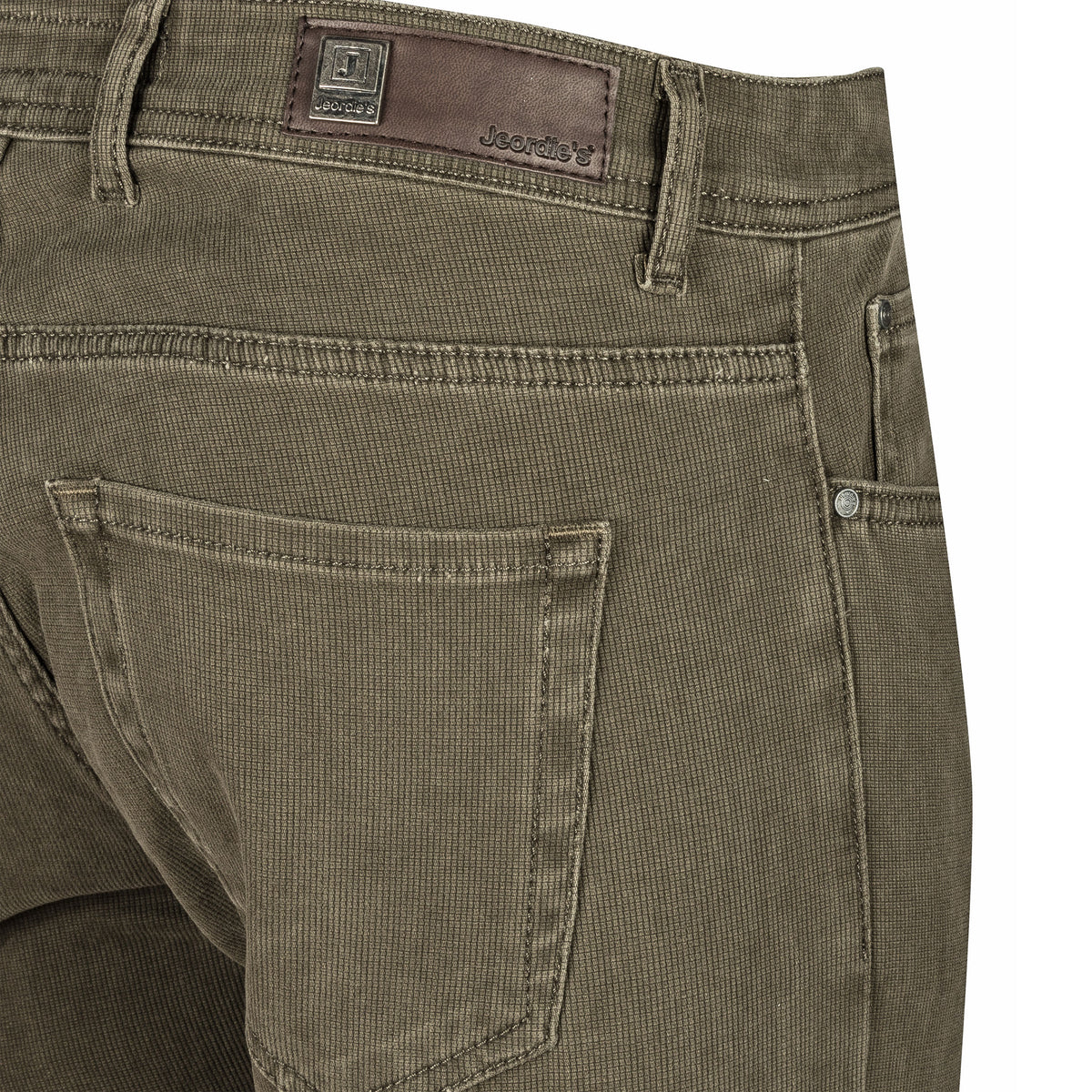 Dark Green 5-Pocket Trouser