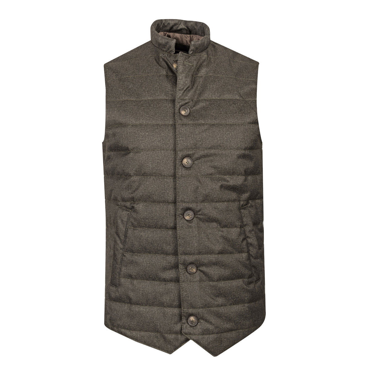 Green Quilted Vest