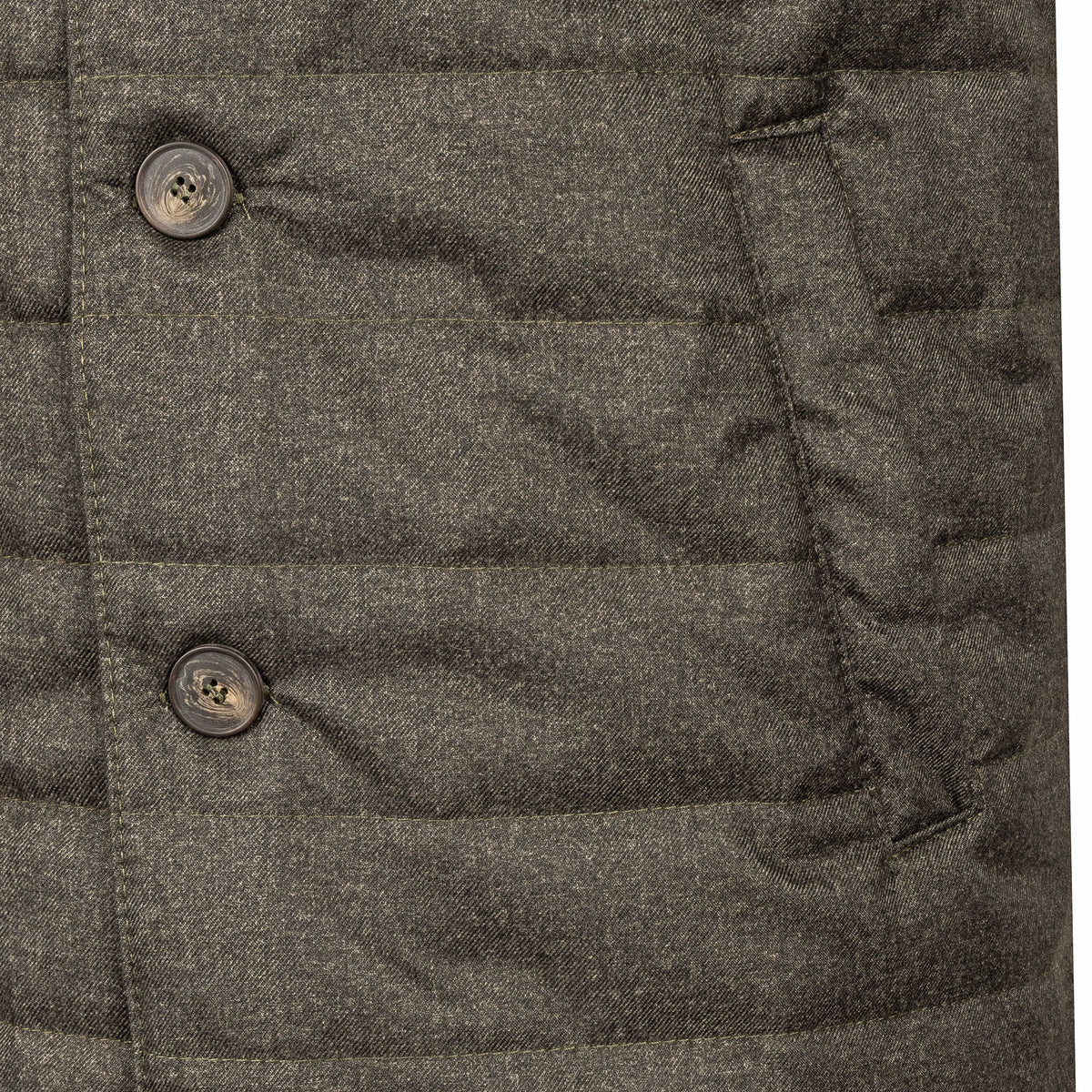 Green Quilted Vest